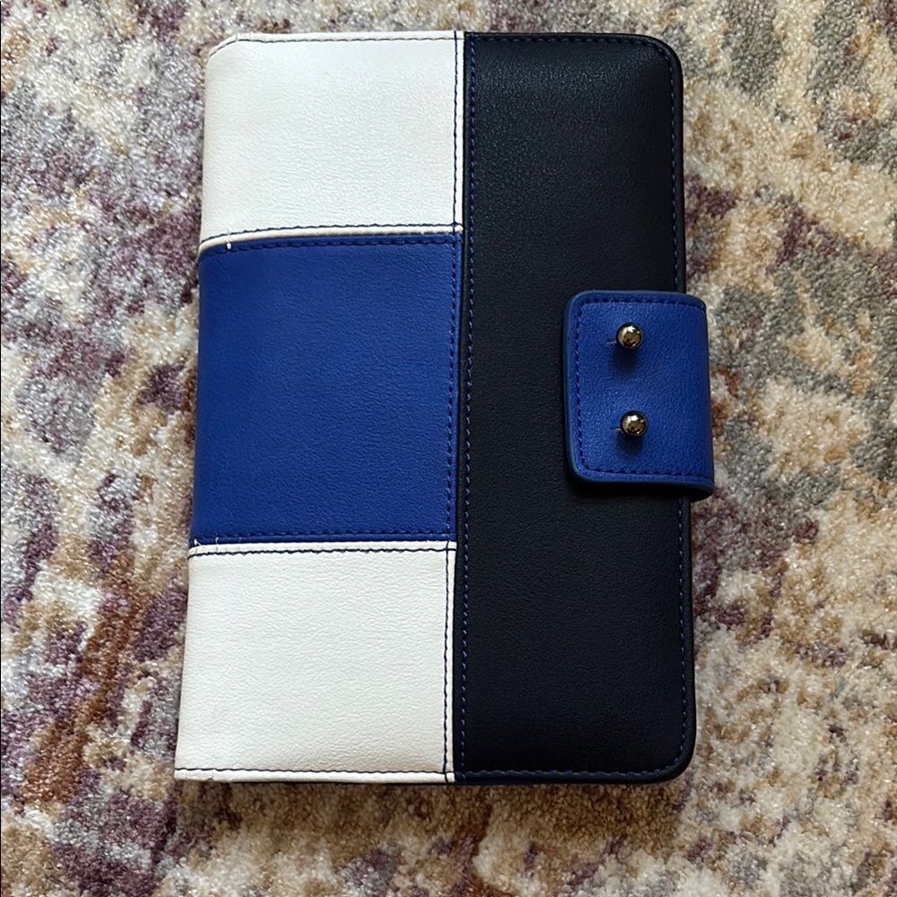 United Colors of Benetton Blue and Black Wallet